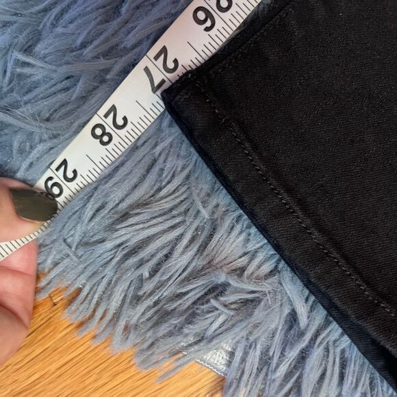 Mother High Waisted Lace Up Looker Ankle in Not Guilty (Black) Size 30 $218 - Picture 8 of 8